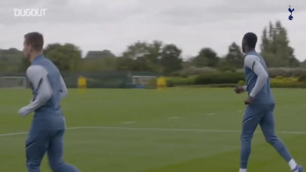 Spurs stars train before taking on Maccabi Haifa